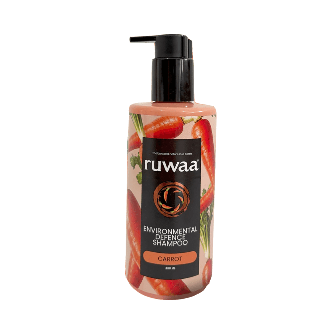 Ruwaa Environmental Defence Shampoo Shields Hair from Pollution | Reduces Pollutant Build-Up by 46.3% | Leaves Hair 33% Stronger and Healthier