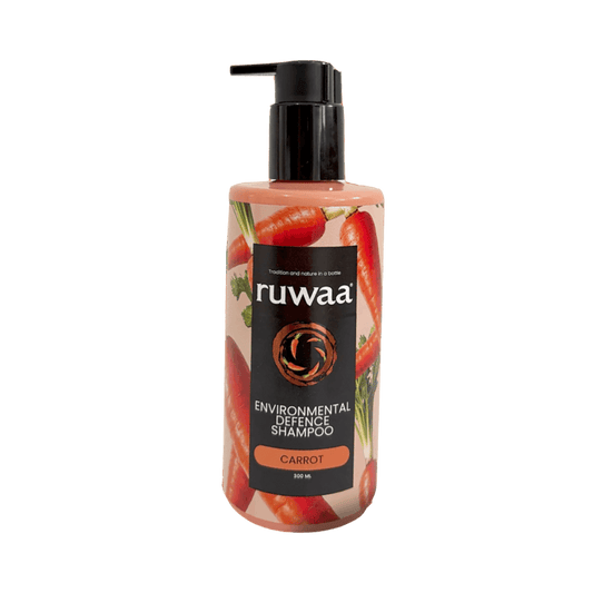 Ruwaa Environmental Defence Shampoo Shields Hair from Pollution | Reduces Pollutant Build-Up by 46.3% | Leaves Hair 33% Stronger and Healthier