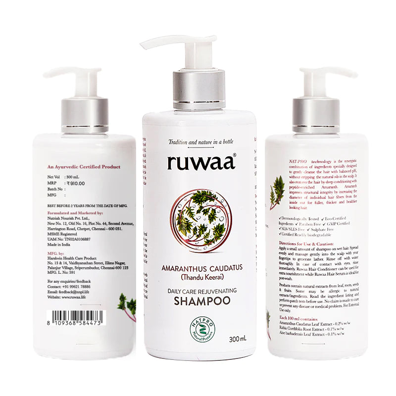 Hair Growth & Hair Fall control TRIO Boosts Hair Growth | Strengthens Hair | Reduces Dandruff